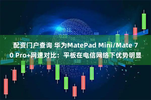 配资门户查询 华为MatePad Mini/Mate 70 Pro+网速对比：平板在电信网络下优势明显